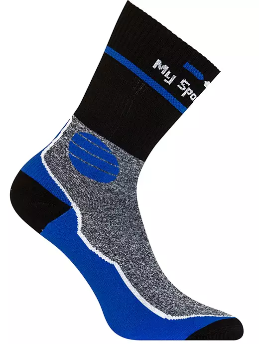  Спортивные носки с градуированной компрессией Silca VOSilca_GD9181 Calza Sportiva Corta Nero-Blu Черный