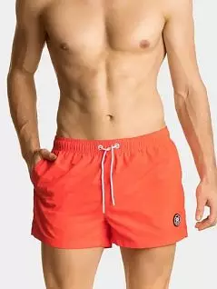 Легкие пляжные шорты функциональными карманами по бокам ATLANTIC MW121745оранжевый