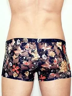 Цветочные кружевные мужские трусы Romeo Rossi Erotic shorts R00221 распродажа