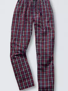 Нетрикотажные брюки прямого кроя из прочной ткани красного цвета CITO FM-2865-985-2865