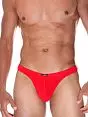 Классические стринги из эластичного хлопка красного цвета Oboy 8253c06