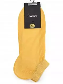 Мужские носки из тонкого мерсеризированного хлопка желтого цвета President 213c136