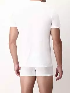 Гипоаллергенная футболка из египетского хлопка (2шт) белого цвета Perofil VPRT00342c0020