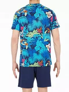 Мужская футболка с принтом из ярких цветов HOM 40c1436cM023