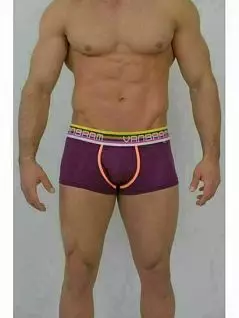 Мужские боксеры на разноцветной резинке фиолетового цвета Van Baam RT43676