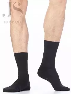 Комфортные носки на широкой резинке Omsa JSCLASSIC 203 (5 пар) nero