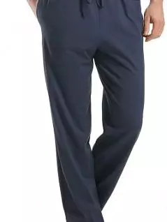 Комфортные штаны на удобной резинке темно-синего цвета HANRO 075435c0496
