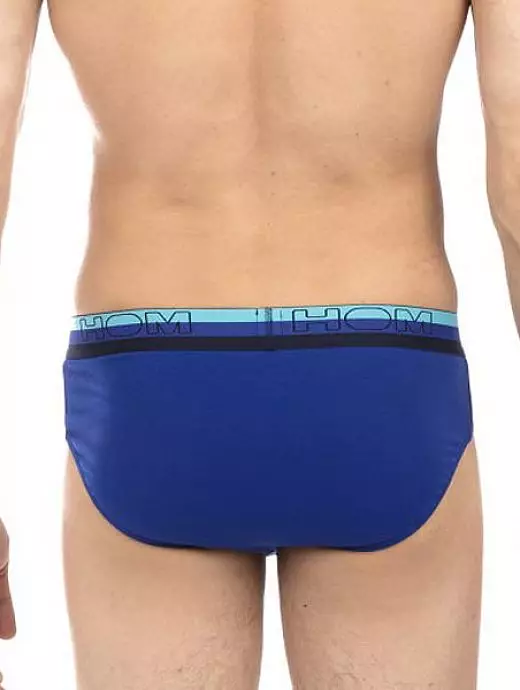 Мужские трусы-слипы синего цвета HOM BoxerLines 40c0451cV002c1 Мужские трусы-слипы синего цвета HOM BoxerLines 40c0451cV002c1