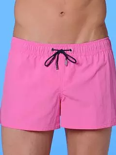 Пляжные шорты в спортивном стиле розового цвета HOM 07857cP9