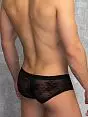Мужские прозрачные трусы хипсы черные Doreanse Sexy 1566c01 распродажа