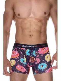 Мужские боксеры разноцветные с принтом "пончики" DARKZONE RTDZN2063