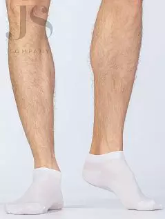 Укороченные носки из хлопка с сеткой на подъеме Omsa JSACTIVE 102 (5 пар) bianco распродажа