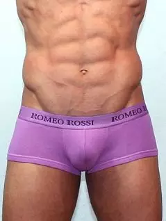 Светлые мужские мини трусы хипсы фиолетового цвета Romeo Rossi Heaps R5001-6 распродажа