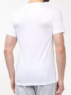 Облегающая футболка с V-образным вырезом LTA2003 Sis белый