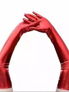 Женские эротические перчатки красного цвета Romeo Rossi RTRRW9027-8