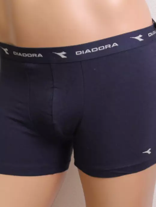 Облегающие мужские трусы боксеры синего цвета Diadora DION701S Облегающие мужские трусы боксеры синего цвета Diadora DION701S
