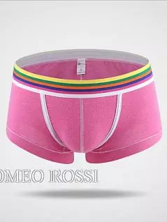 Трусы хипсы боксеры с выпуклой конструкцией розового цвета ROMEO ROSSI R5004-22