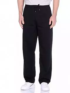 Свободного кроя штаны на широкой резинке LTOZ1505-A Oztas черный