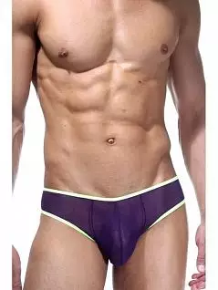 Мужские бразилиана из ультратонкой ткани фиолетового цвета Cosmos Colors RTYS20_PG