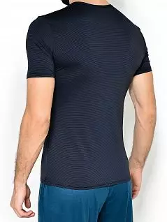 Эластичная футболка с круглым вырезом горловины из полиамида Олаф Бенц 108474премиум Синий 4019