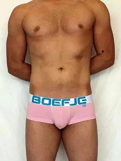 Эластичные хипсы на широкой резинке с логотипом розового цвета Boefje RT46752