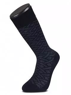 Антибактериальные носки из бамбука LT2935 Sis темно-синий (набор из 3х штук)