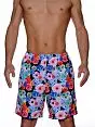 Пляжные шорты c крупным цветочным рисунком HOM Floral 07706cM9
