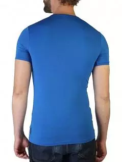 Комплект футболок c контрастным значком (2шт) BIKKEMBERGS BKK1UTS07BIcBlue