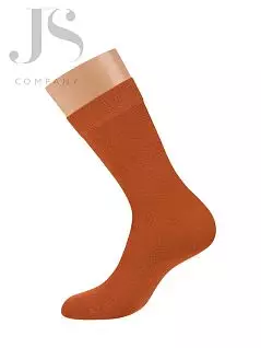 Яркие носки с комфортной резинкой и кеттельным швом OMSA JSECO 401 COLORS (5 пар) terracotta oms
