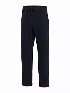 Утепленные брюки из модала и полиакрила синего цвета Impetus FM-2812E16-039