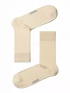 Хлопковые носки с анатомической резинкой Conte DT7с23сп010Нсмр 010_Бежевый