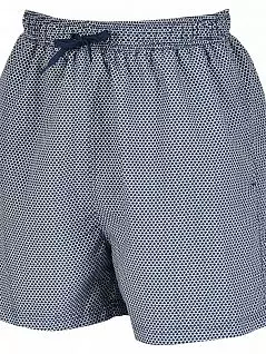 Свободные шорты из 100% полиэстра синего цвета N@Tmen FM-74837-023