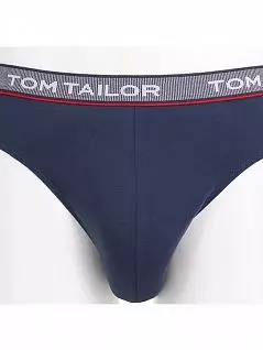 Шелковистые слипы из хлопка и модала темно-синего цвета Tom Tailor RT070264/5644