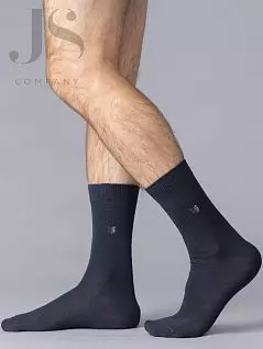 Хлопковые носки с принтом OMSA JSECO 406 (5 пар) grigio scuro oms