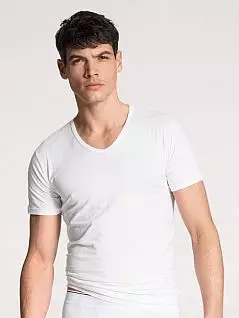 Мужская футболка из новейших функциональных технологий улучшает воздухопроницаемость и оптимизирует перенос влаги Calida 14986к_001 Белый 1