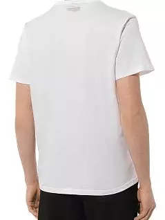 Хлопковая футболка с брендированным принтом Bikkembergs BKK2MTS04cWhite