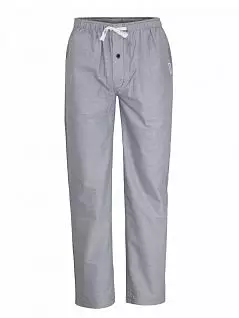 Теплосберегаемые брюки из поплина серого цвета Ceceba FM-30725-611