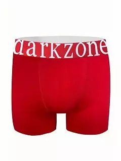Комфортные боксеры с двойным гульфиком красного цвета DARKZONE RTDZN2806