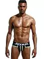 Современные брифы на заниженной посадке черного цвета JOCKMAIL RTJM2012-2